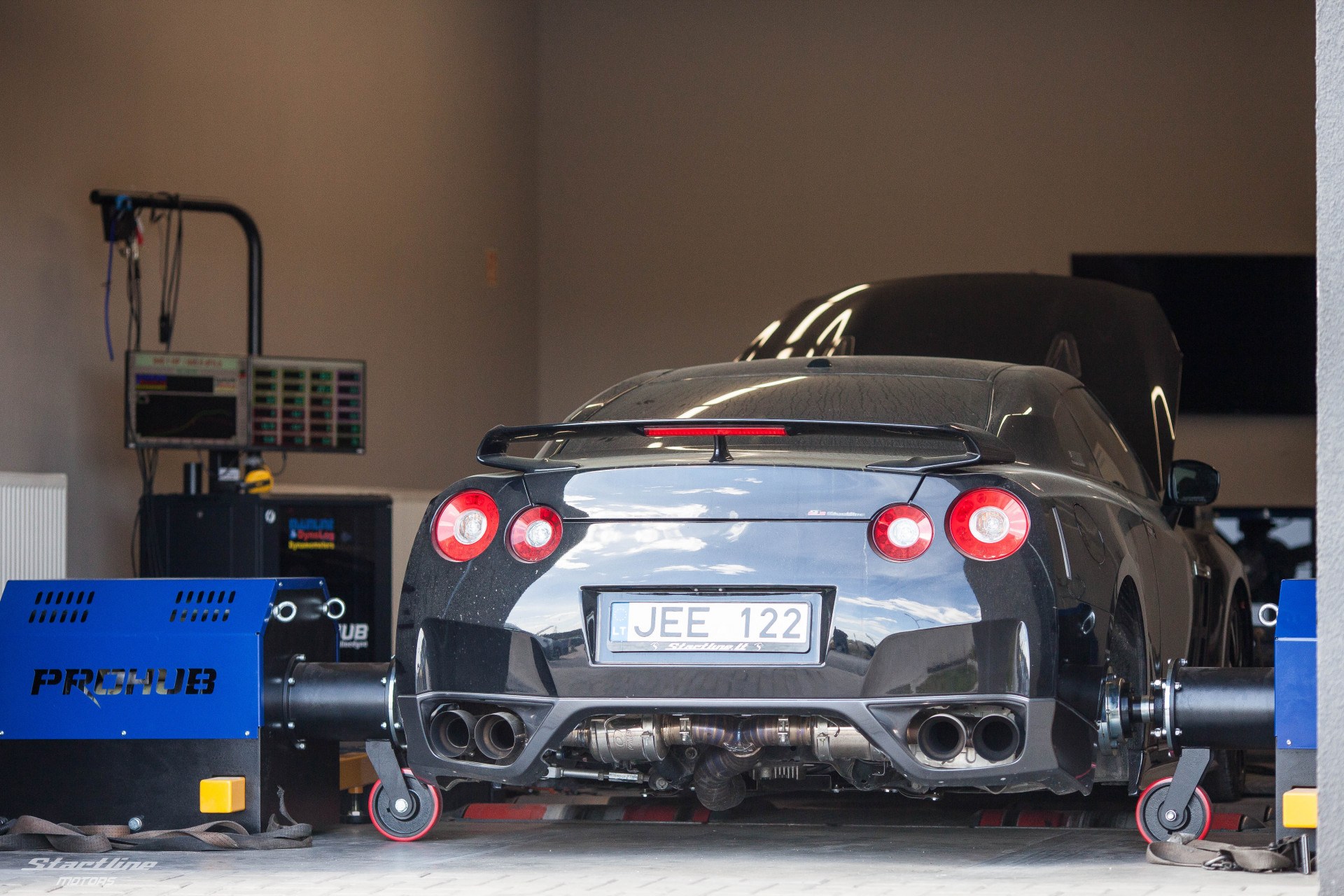 Nissan GT-R R35 ant Startline galios matavimo stendo